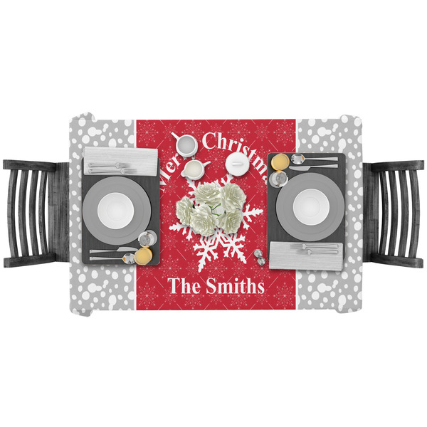 Snowflakes Rectangular Tablecloths - LIFESTYLE