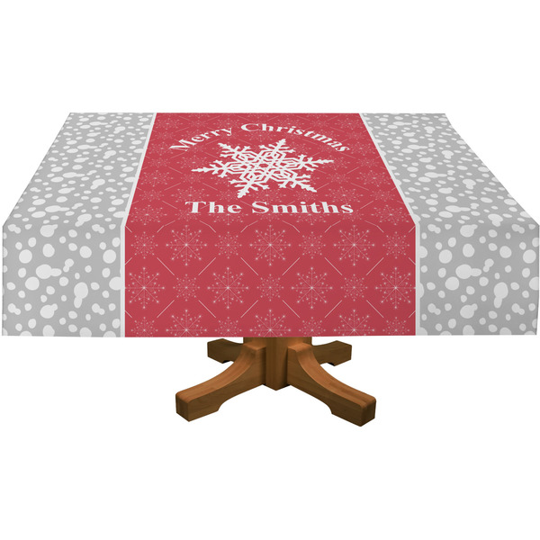 Snowflakes Rectangular Tablecloths (Personalized)