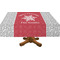 Snowflakes Rectangular Tablecloths (Personalized)