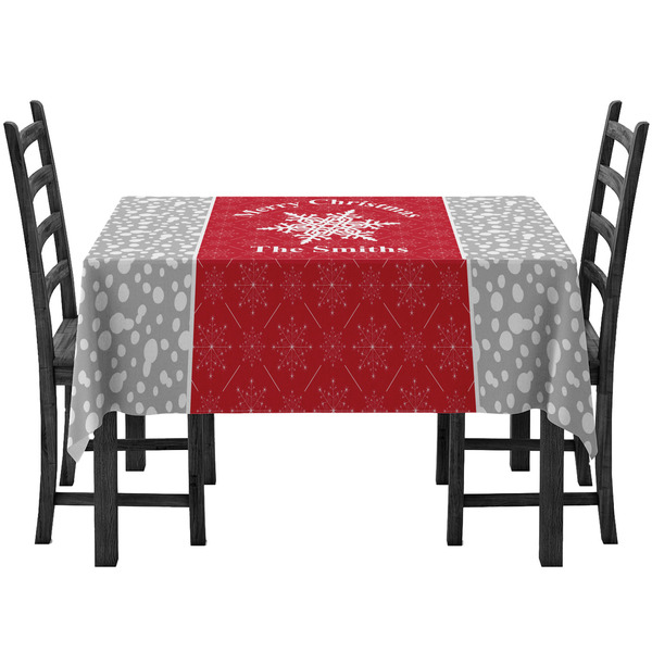 Custom Snowflakes Tablecloth (Personalized)