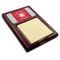 Snowflakes Red Mahogany Sticky Note Holder (Personalized)