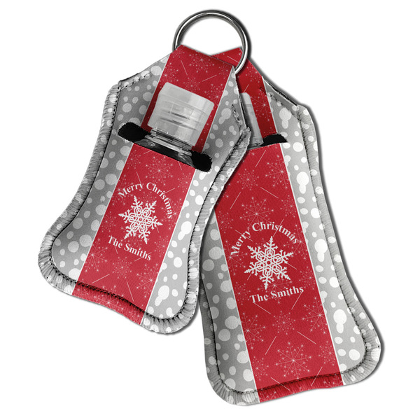 Snowflakes Sanitizer Holder Keychain - Both in Case (PARENT)
