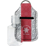 Snowflakes Hand Sanitizer & Keychain Holder - Small (Personalized)