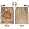 Snowflakes Santa Bag - Approval - Front