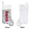 Snowflakes Sequin Stocking - Approval