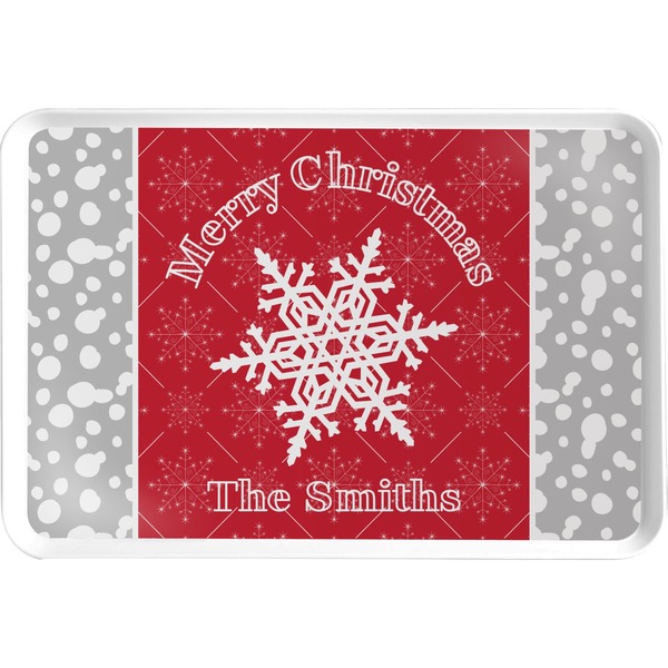 Custom Snowflakes Serving Tray (Personalized)