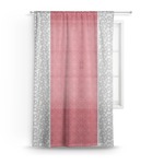 Snowflakes Sheer Curtains (Personalized)