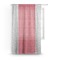 Snowflakes Sheer Curtain (Personalized)