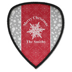 Snowflakes Iron on Shield Patch A w/ Name or Text