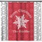 Snowflakes Shower Curtain - 71" x 74" (Personalized)