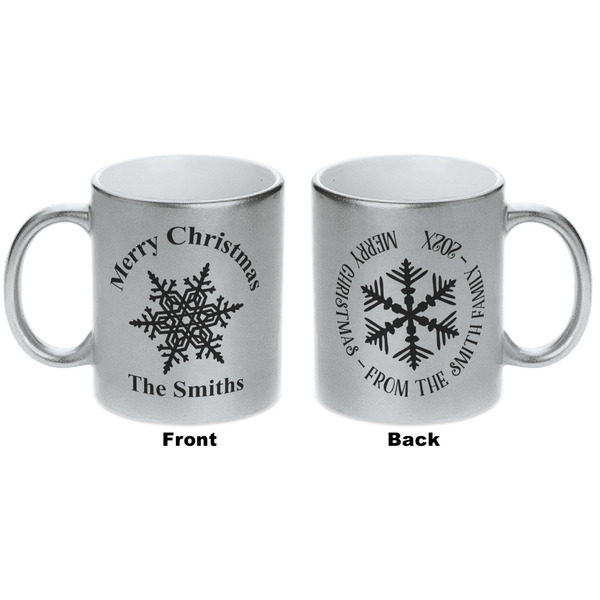 Snowflakes Silver Mug - Approval
