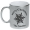 Snowflakes Metallic Silver Mug (Personalized)