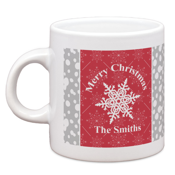 Custom Snowflakes Espresso Cup (Personalized)
