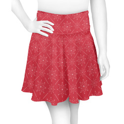 Snowflakes Skater Skirt - X Small