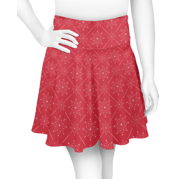 Custom Snowflakes Skater Skirt - 2X Large
