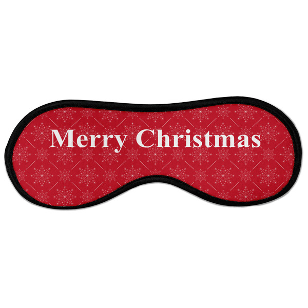 Custom Snowflakes Sleeping Eye Masks - Large (Personalized)