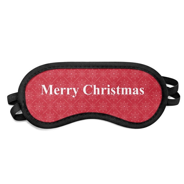 Custom Snowflakes Sleeping Eye Mask (Personalized)