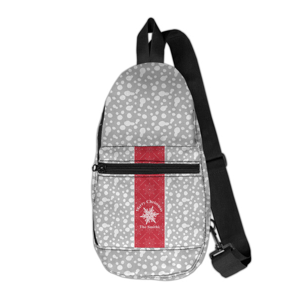 Custom Snowflakes Sling Bag (Personalized)
