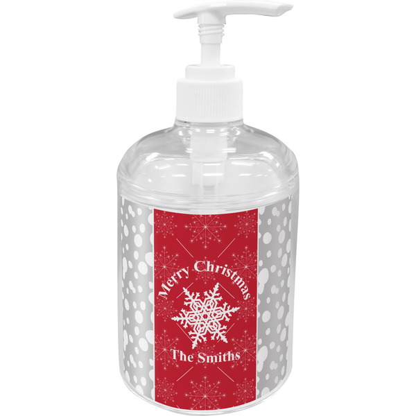 Snowflakes Soap / Lotion Dispenser (Personalized)