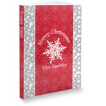 Snowflakes Softbound Notebook - 5.75" x 8" (Personalized)
