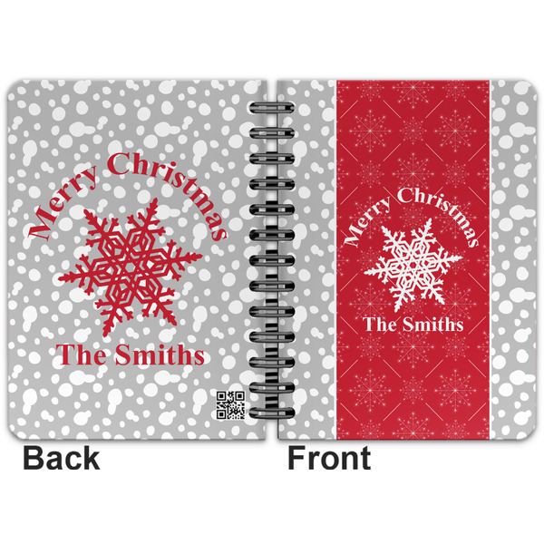 Snowflakes Spiral Journal 5 x 7 - Apvl