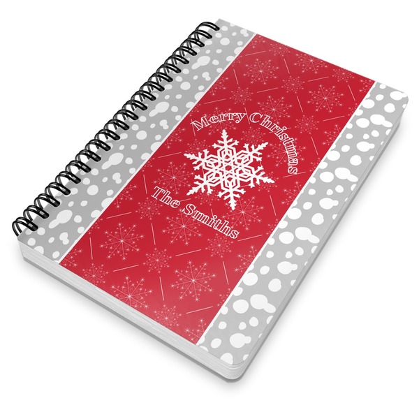 Snowflakes Spiral Journal 7 x 10 - Main