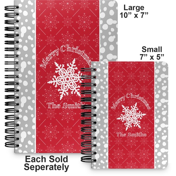 Snowflakes Spiral Journal - Comparison