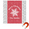 Snowflakes Square Car Magnet - 10" (Personalized)