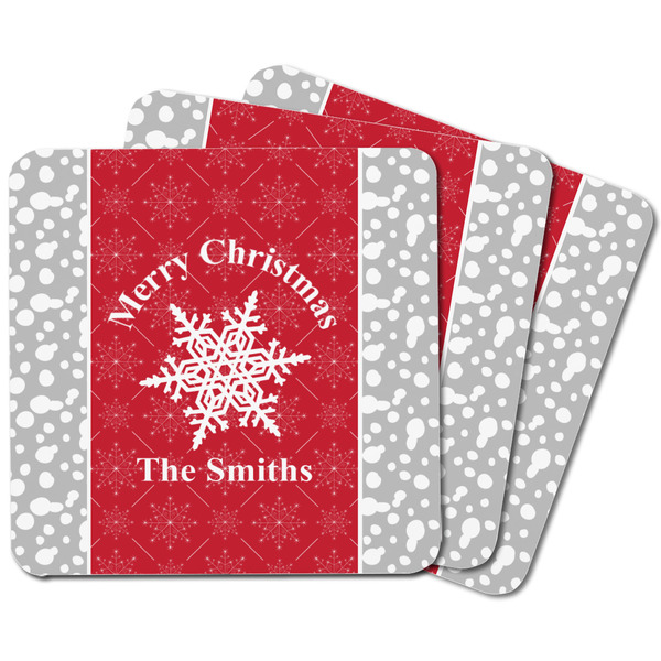 Snowflakes Square Fridge Magnet - MAIN