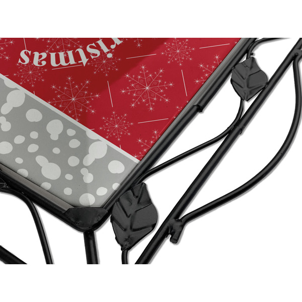 Snowflakes Square Trivet - Detail