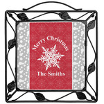 Snowflakes Square Trivet (Personalized)