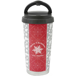 Snowflakes Stainless Steel Coffee Tumbler (Personalized)