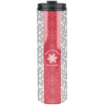 Snowflakes Stainless Steel Skinny Tumbler - 20 oz (Personalized)