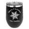 Snowflakes Stemless Stainless Steel Wine Tumbler (Personalized)