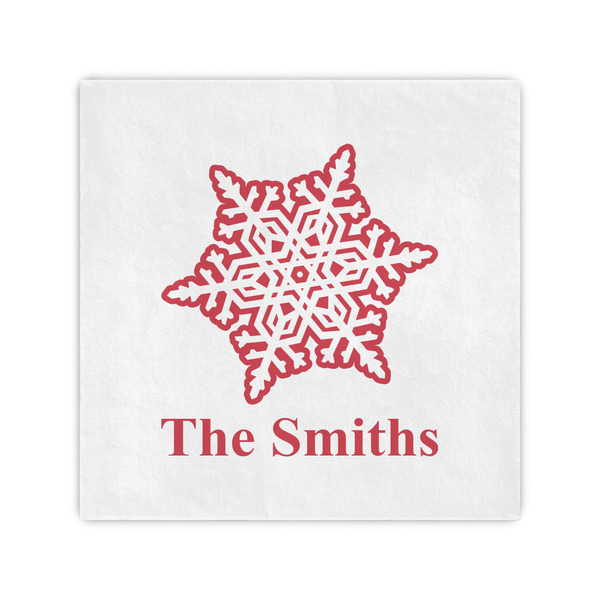 Custom Snowflakes Cocktail Napkins (Personalized)