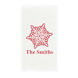 Snowflakes Guest Towels - Full Color - Standard (Personalized)