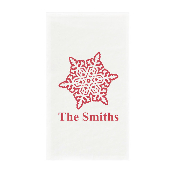 Custom Snowflakes Guest Towels - Full Color - Standard (Personalized)