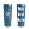 Snowflakes Steel Blue RTIC Everyday Tumbler - 28 oz. - Front and Back
