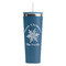 Snowflakes Steel Blue RTIC Everyday Tumbler - 28 oz. - Front