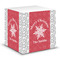 Snowflakes Sticky Note Cube