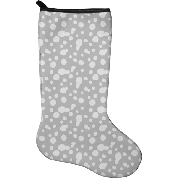 Custom Snowflakes Holiday Stocking - Neoprene