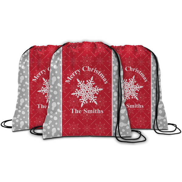 Snowflakes String Backpack - MAIN