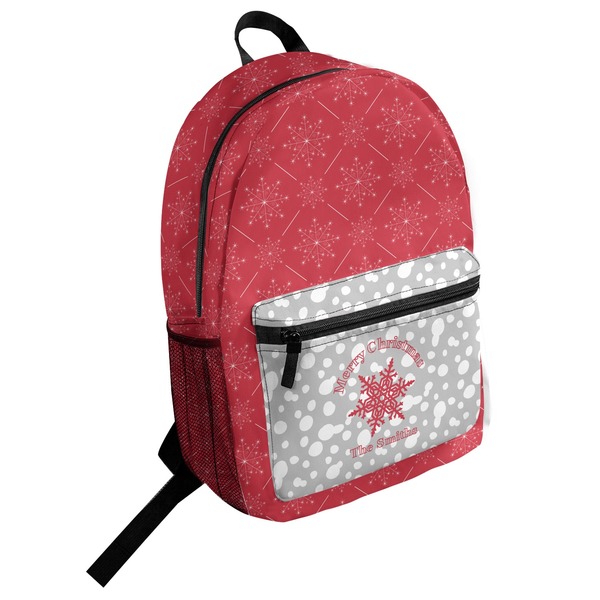 Custom Snowflakes Student Backpack (Personalized)