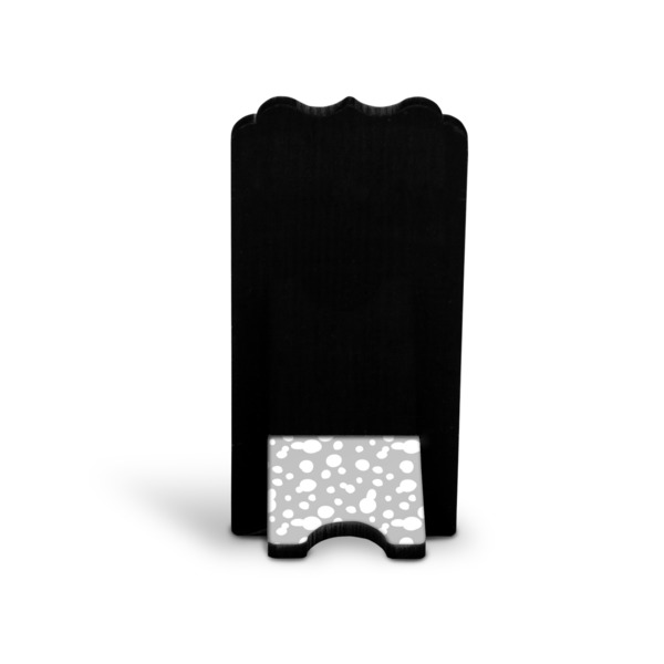 Snowflakes Stylized Phone Stand - Back