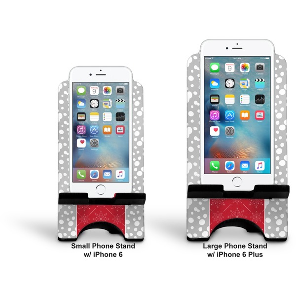 Snowflakes Stylized Phone Stand - Comparison