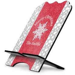 Snowflakes Stylized Tablet Stand (Personalized)