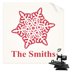 Snowflakes Sublimation Transfer - Pocket (Personalized)