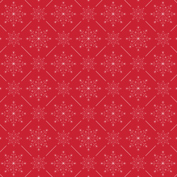 Snowflakes Fabric by the Yard - Spun Polyester Poplin