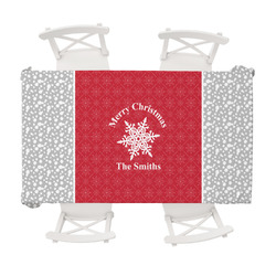 Snowflakes Tablecloth - 58"x102" (Personalized)