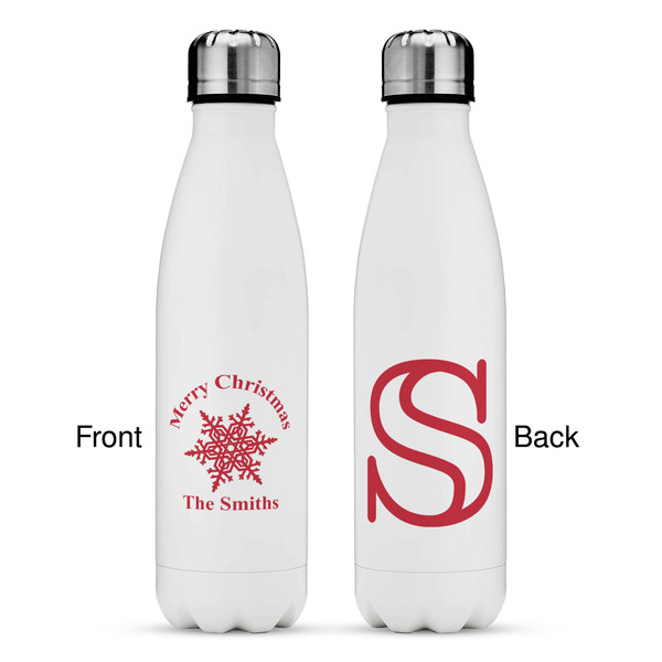 Snowflakes Tapered Water Bottle - Apvl